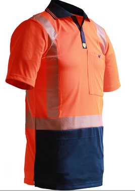 CAUTION D/N Segmented Micro SS Polo