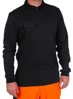 Daneunder Flame Resistant Long Sleeve Polo with Zip
